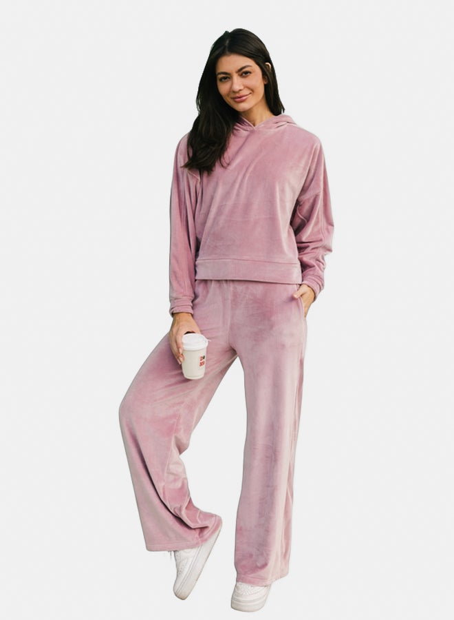 Familia Homewear Velvet Cashmere Pajama Set - Image 1